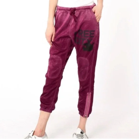 FREE CITY SATIN JUMP PANTS - Picture 1 of 7